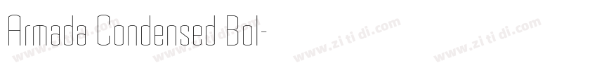 Armada Condensed Bol字体转换